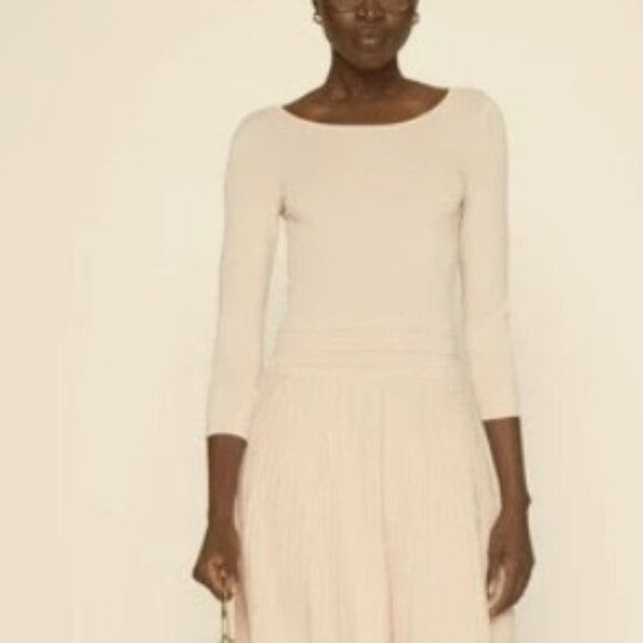 NWT LAUREN Ralph Lauren Size XXL Pale Pink Knit Dress - Picture 1 of 7